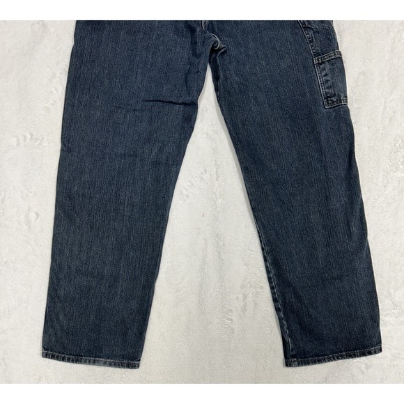 Dickies Mens Carpenter Jeans Size 40x32 Medium Dark Wash Denim - Picture 13 of 14